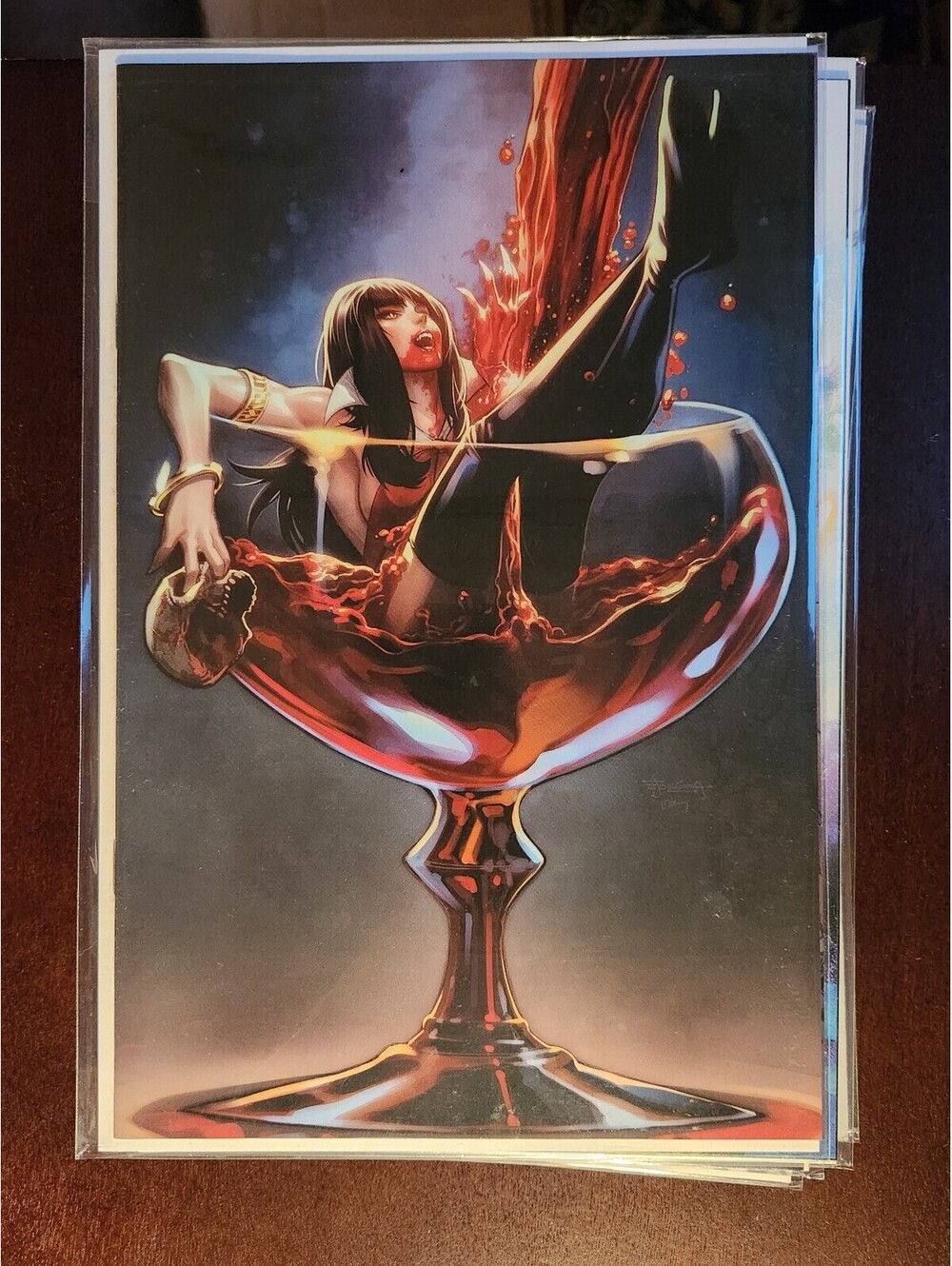 Vampirella Strikes #5J Stephen Segovia Virgin 1:30 Variant NM Dynamite 2023